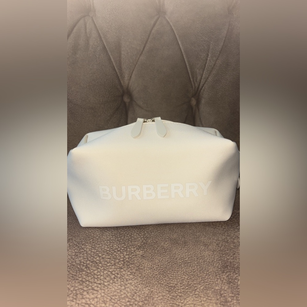 Burberry Ivory Cosmetic Pouch